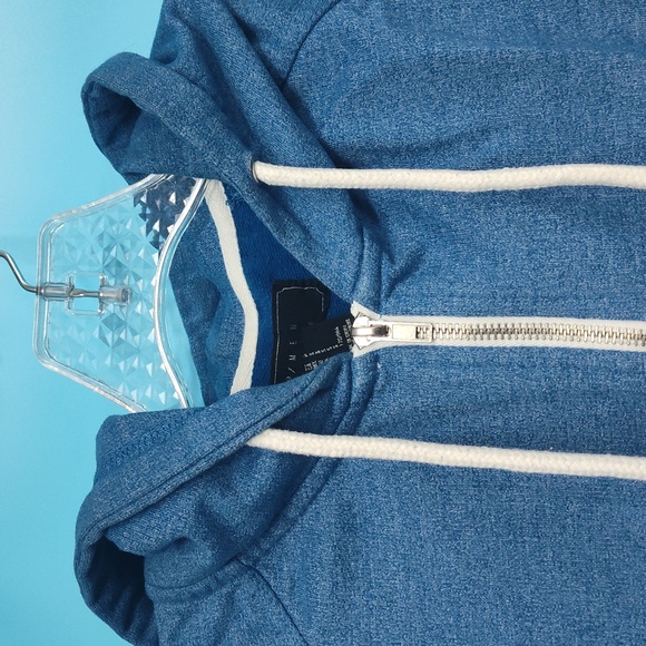 21men Blue Sleeveless Hoodie - Picture 3 of 7